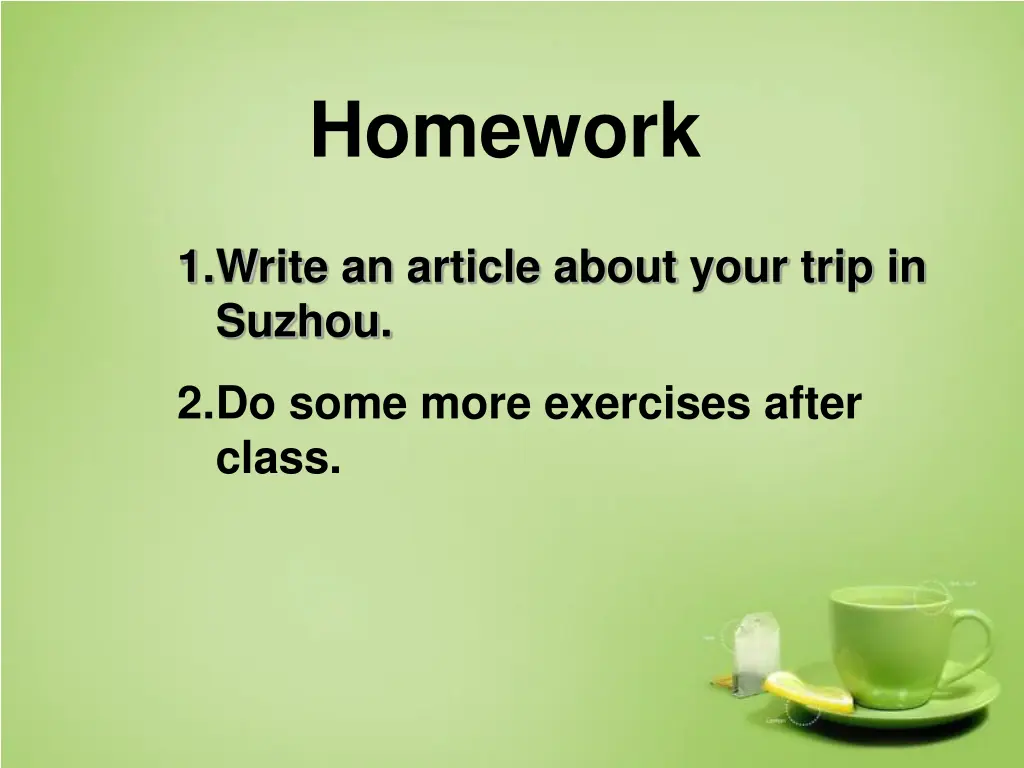 homework