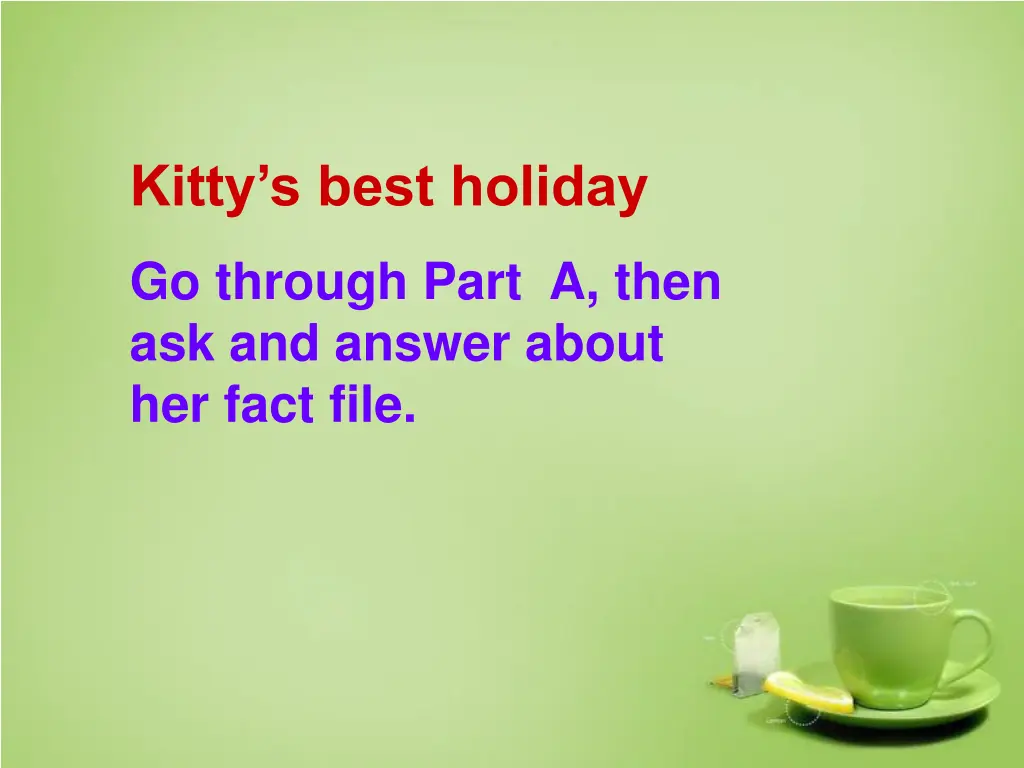 kitty s best holiday