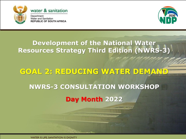 development of the national water resources