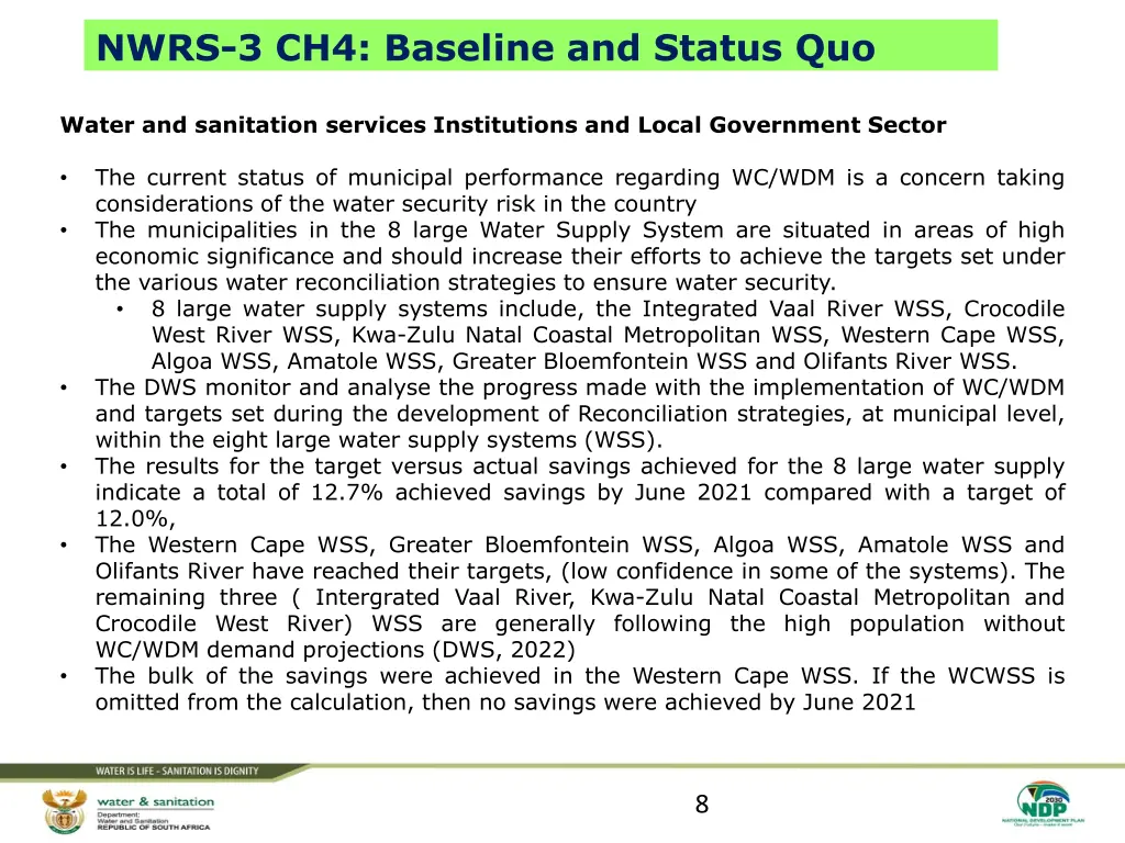 nwrs 3 ch4 baseline and status quo 1