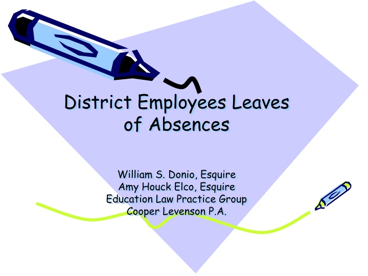 district employees leaves of absences