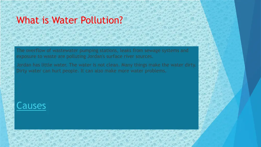 what is water pollution