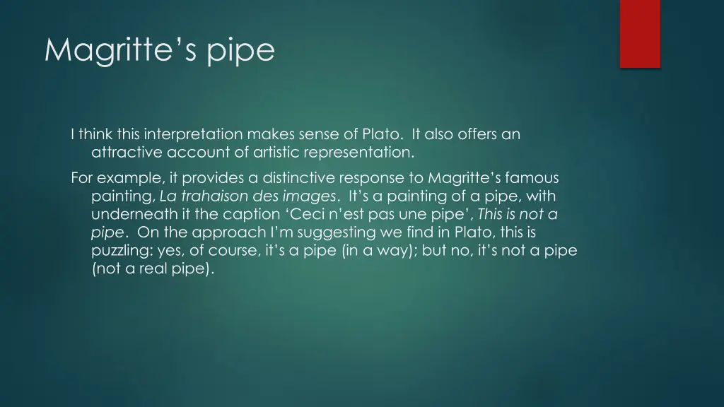 magritte s pipe