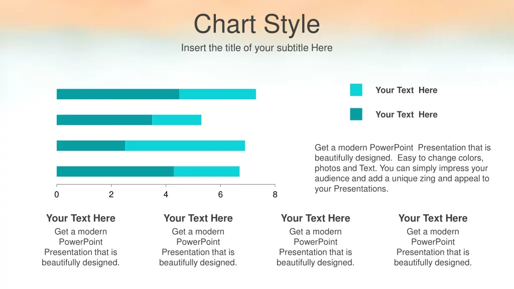 chart style insert the title of your subtitle here 1