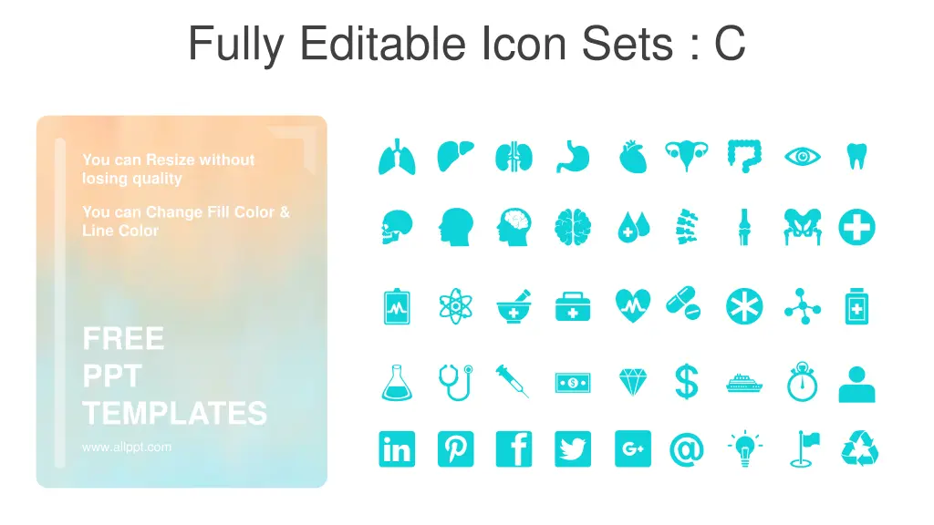 fully editable icon sets c