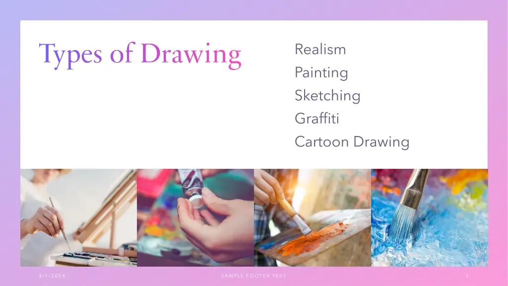 types of drawing