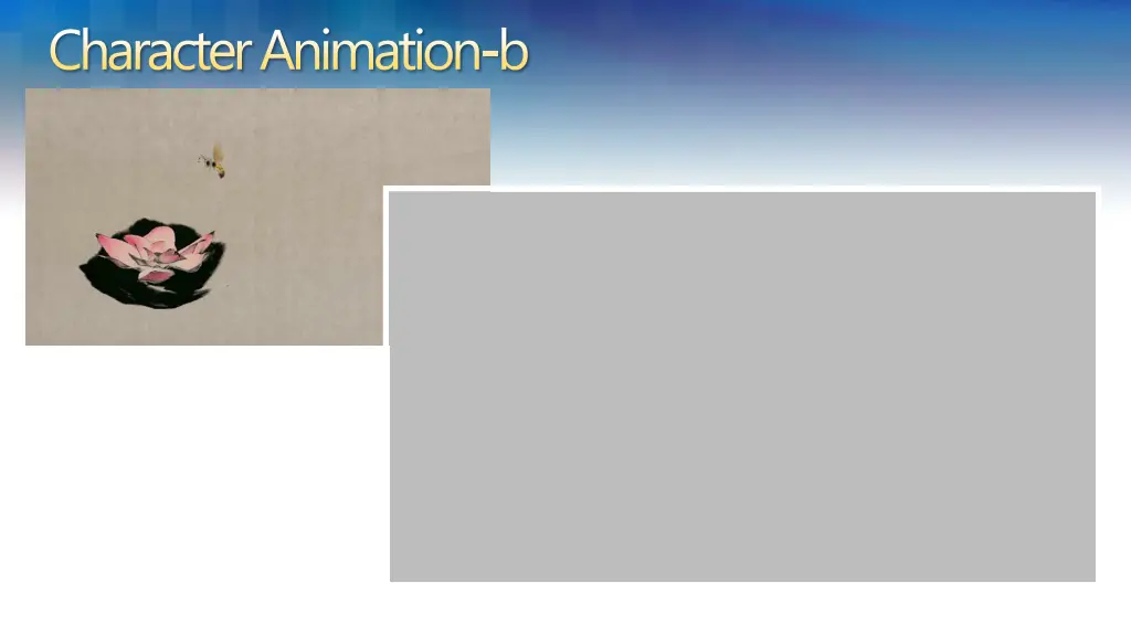 character animation b