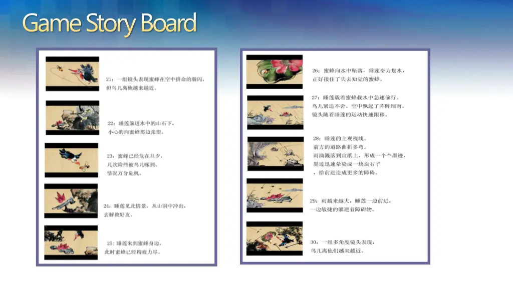 game story board