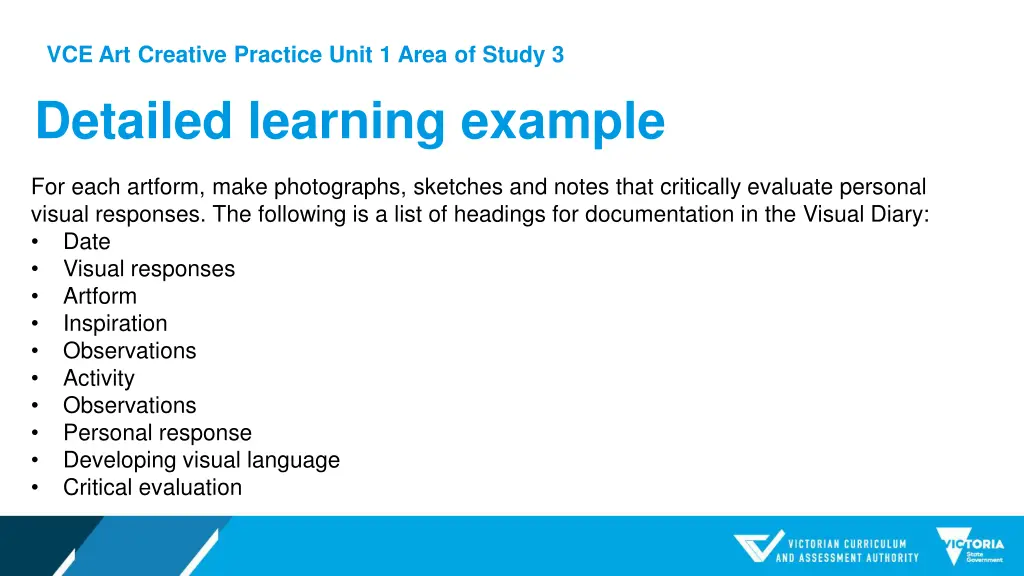 vce art creative practice unit 1 area of study 3 2