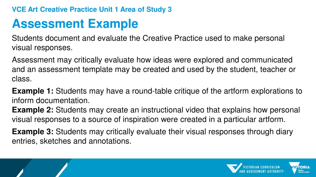 vce art creative practice unit 1 area of study 3 4