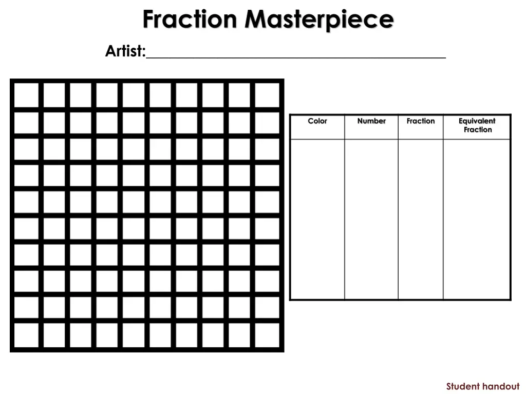 fraction masterpiece