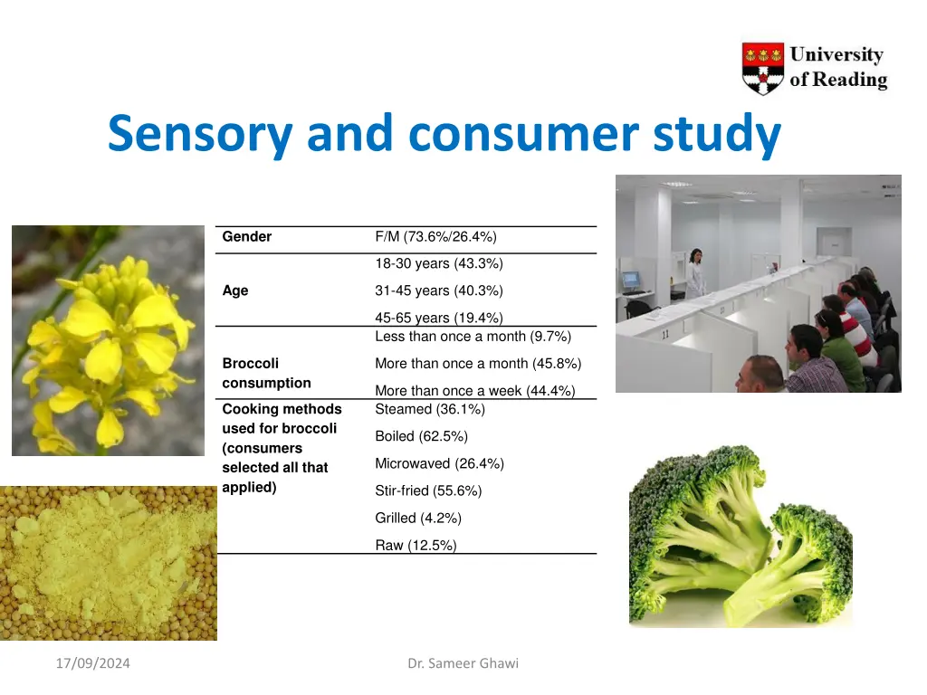 sensory and consumer study