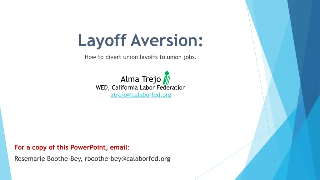 layoff aversion