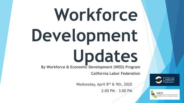 workforce development updates by workforce