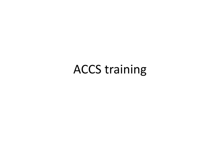 accs training