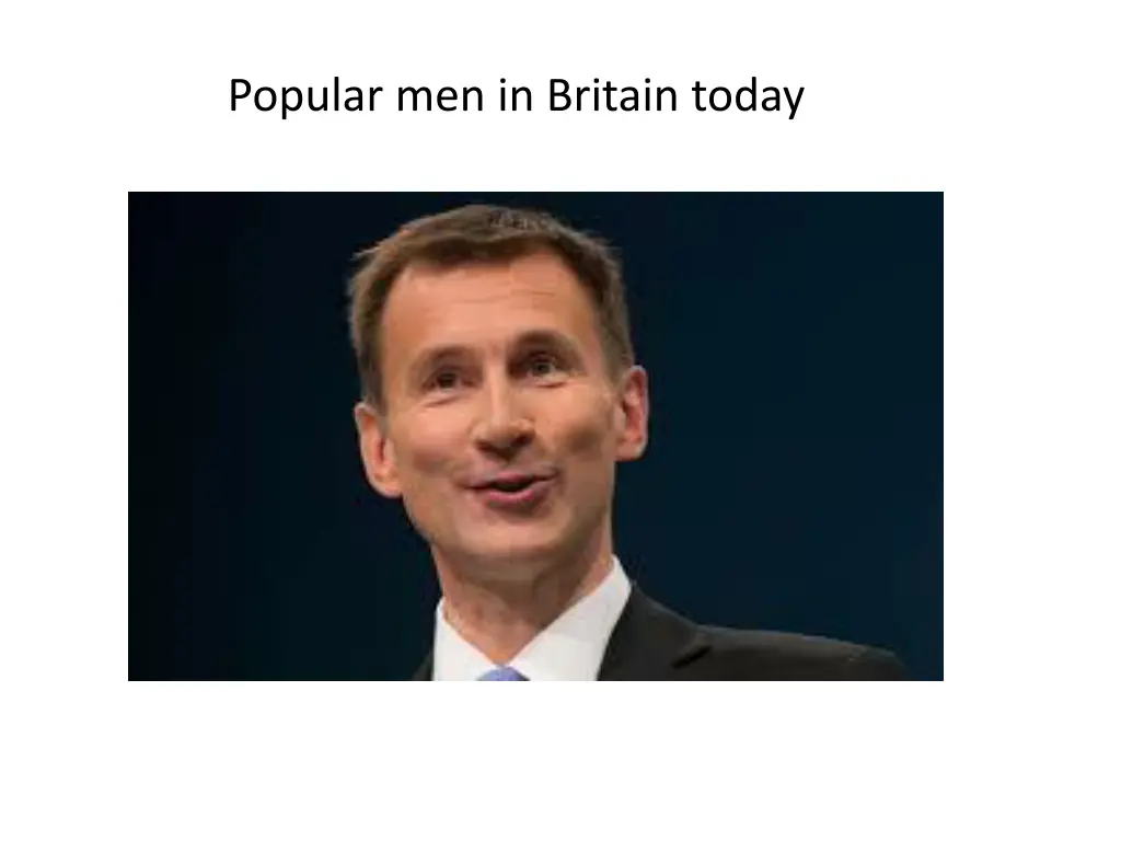 popular men in britain today