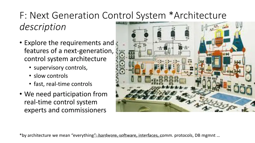 f next generation control system architecture