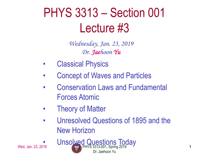 phys 3313 section 001 lecture 3