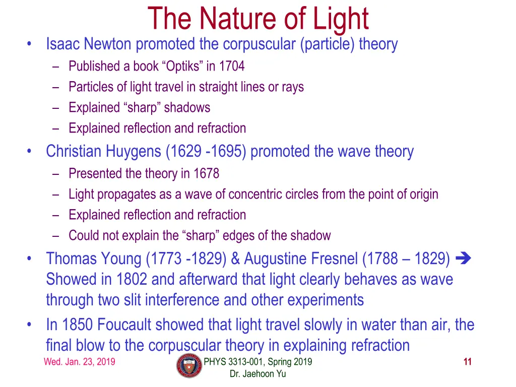 the nature of light