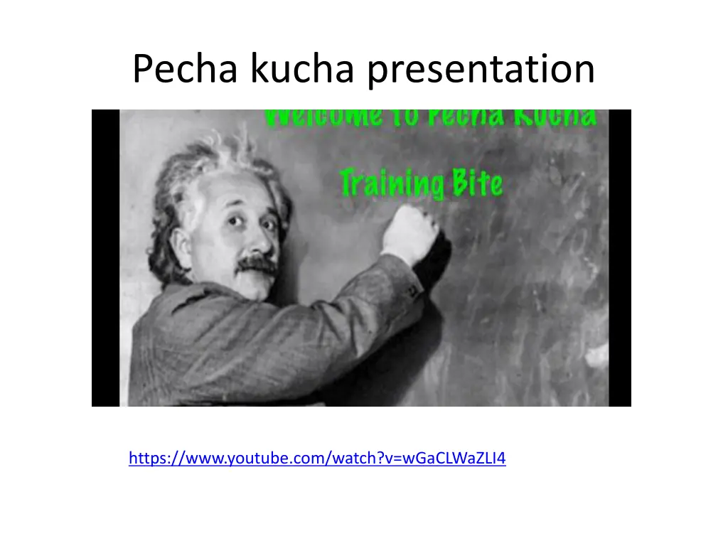 pecha kucha presentation