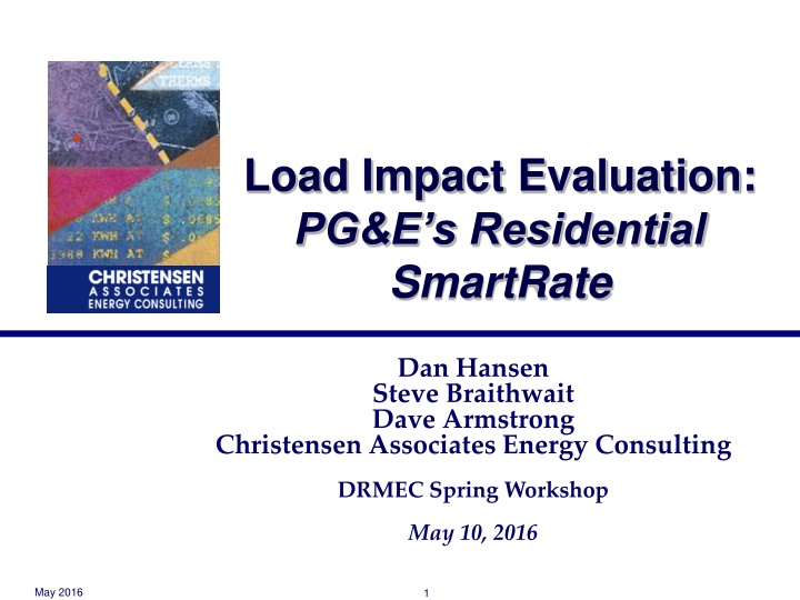 load impact evaluation pg e s residential