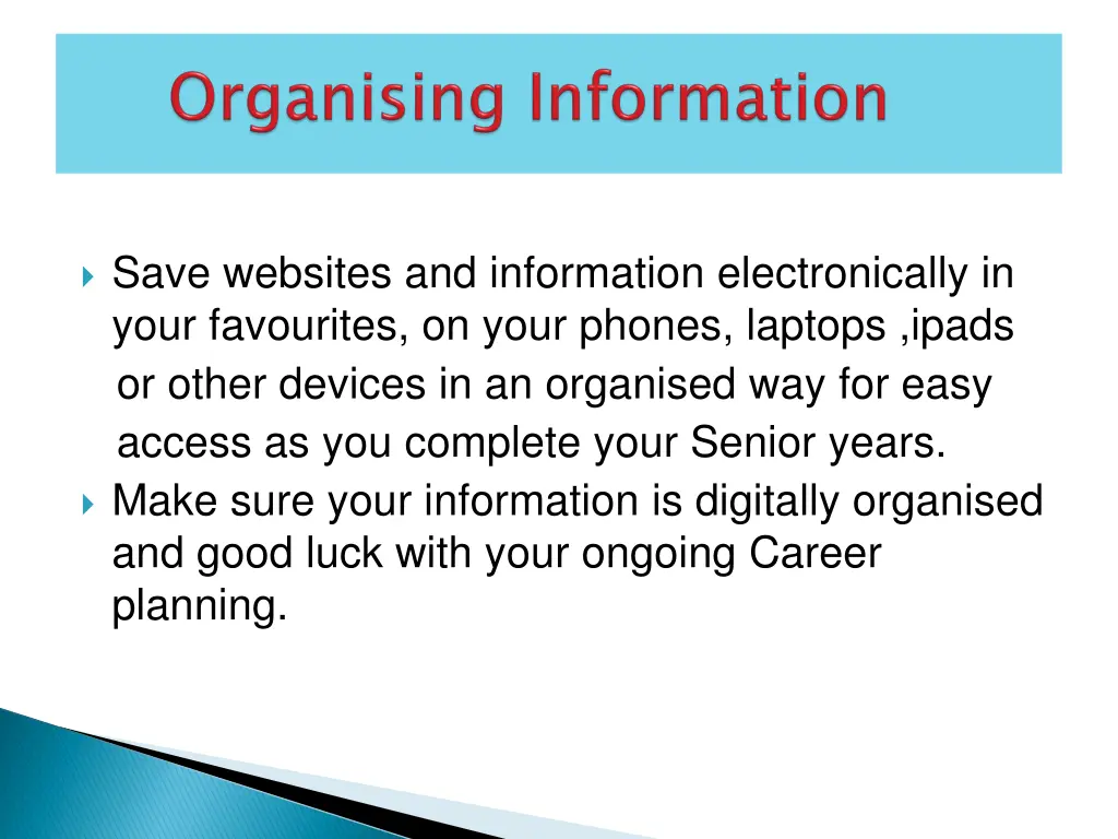 save websites and information electronically