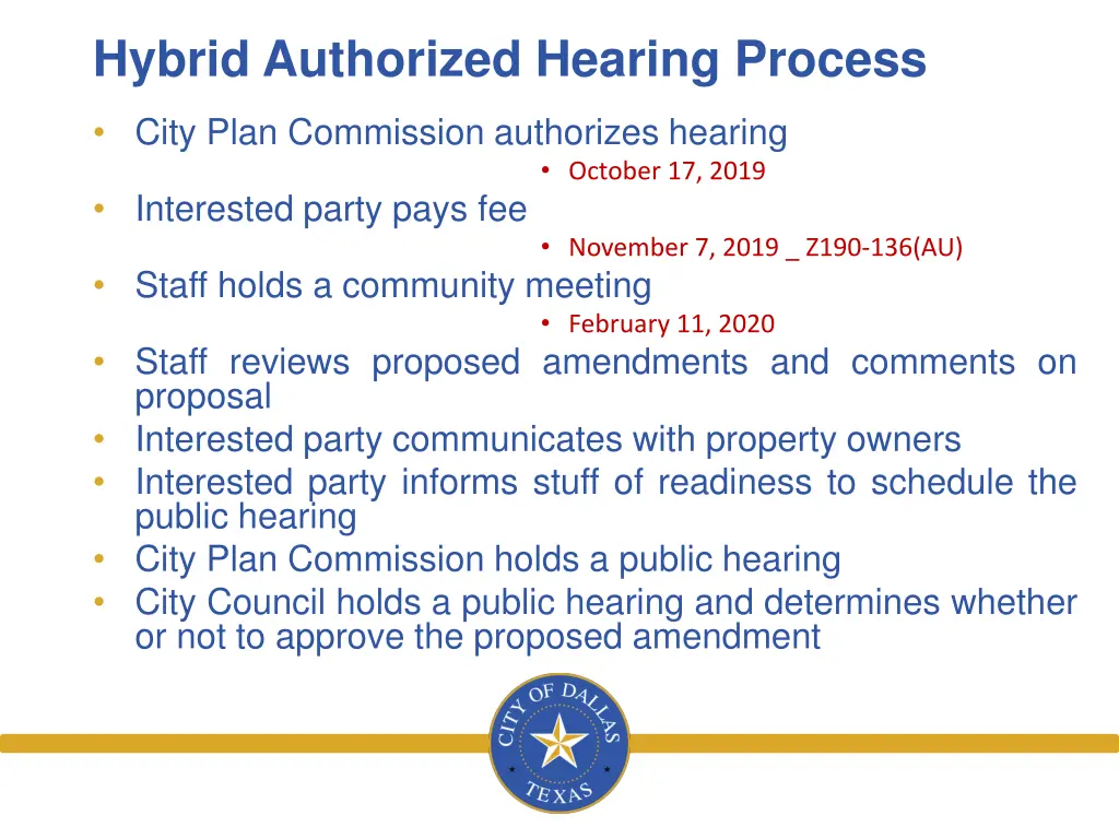 hybrid authorized hearing process