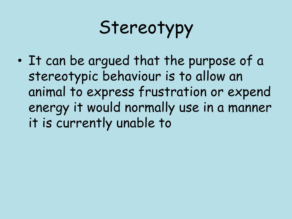 stereotypy 1