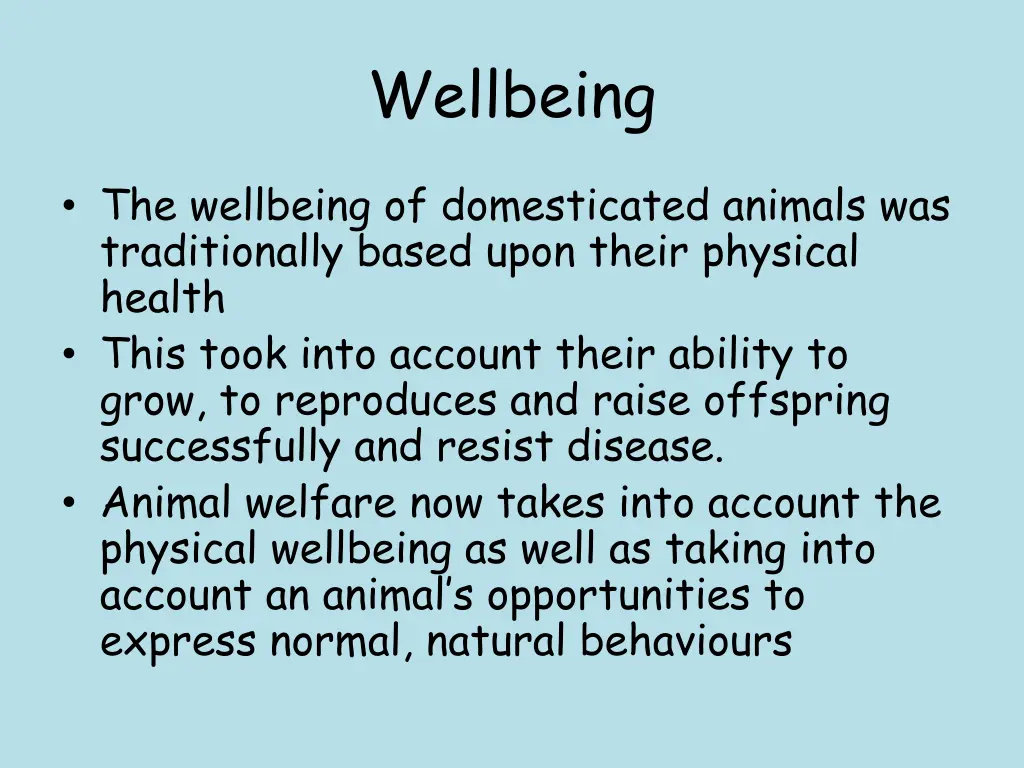 wellbeing