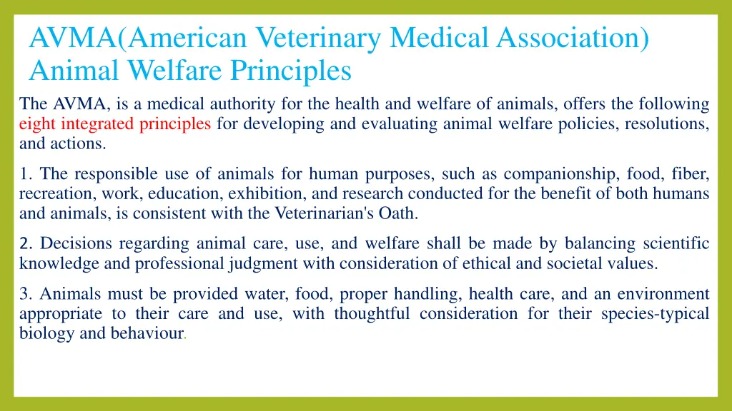 avma american veterinary medical association