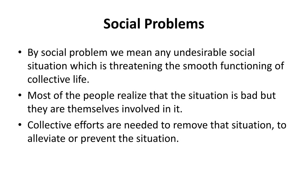 social problems 1