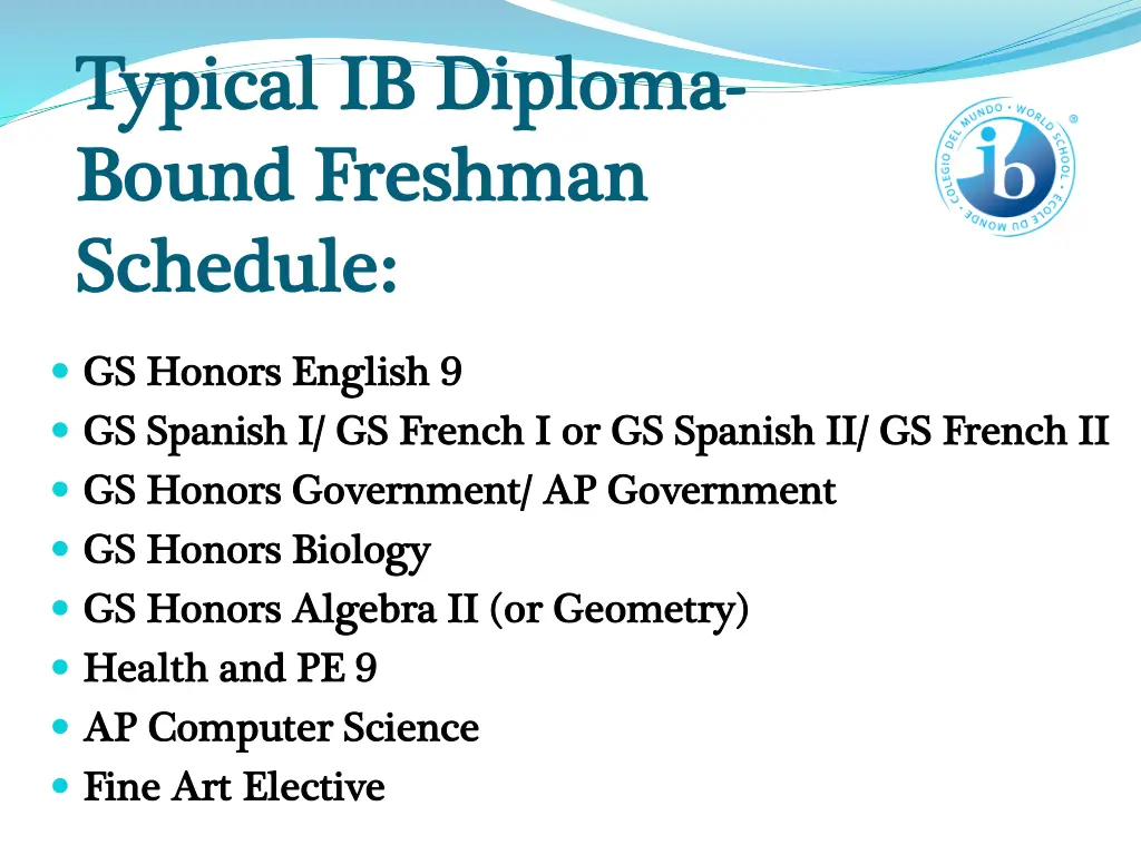 typical ib diploma typical ib diploma bound