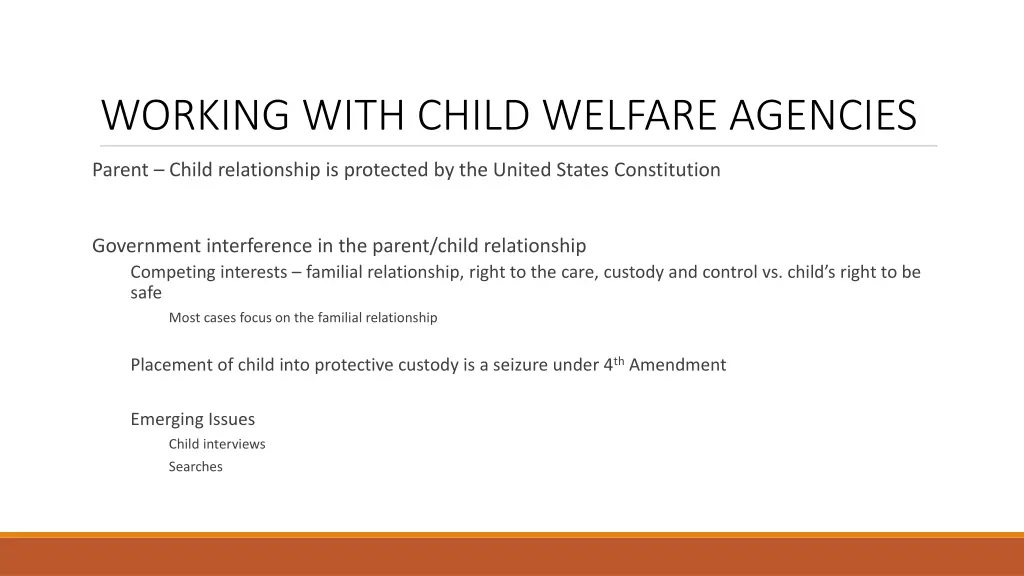 working with child welfare agencies 2