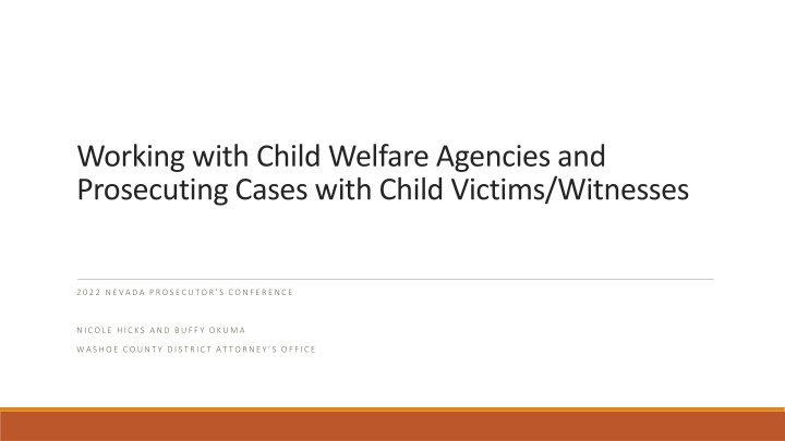 working with child welfare agencies