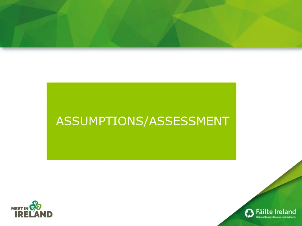 assumptions assessment