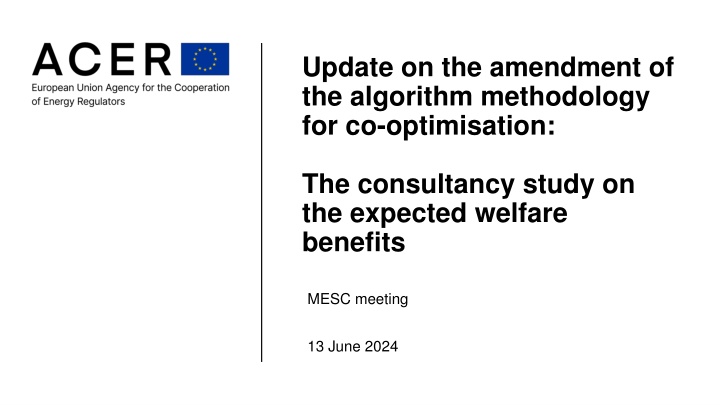 update on the amendment of the algorithm