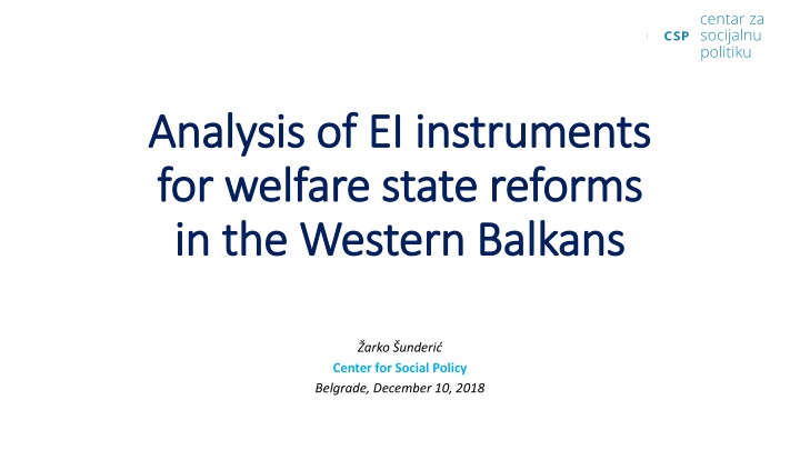 analysis of ei instruments analysis