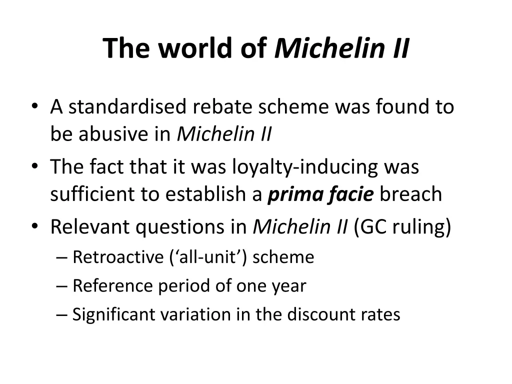 the world of michelin ii