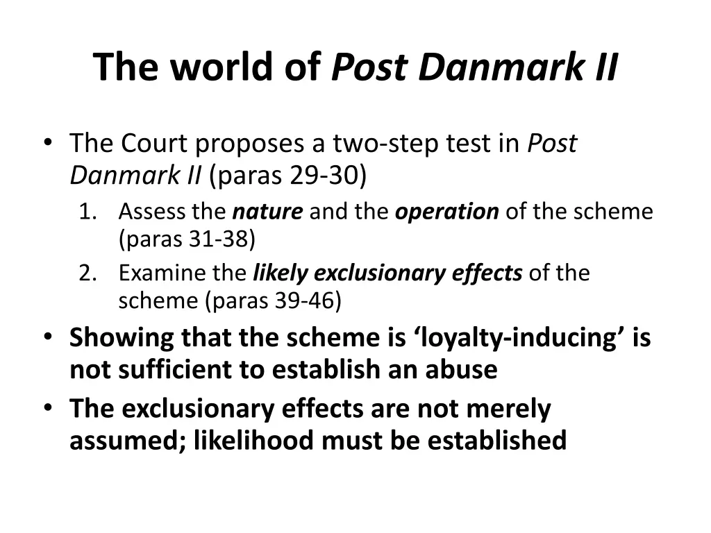 the world of post danmark ii