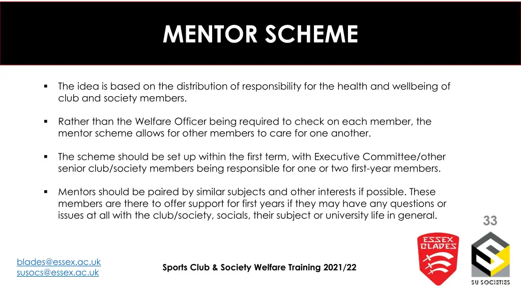 mentor scheme