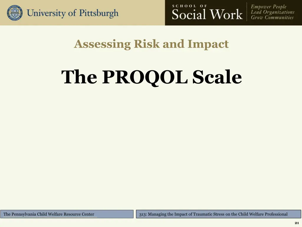 assessing risk and impact