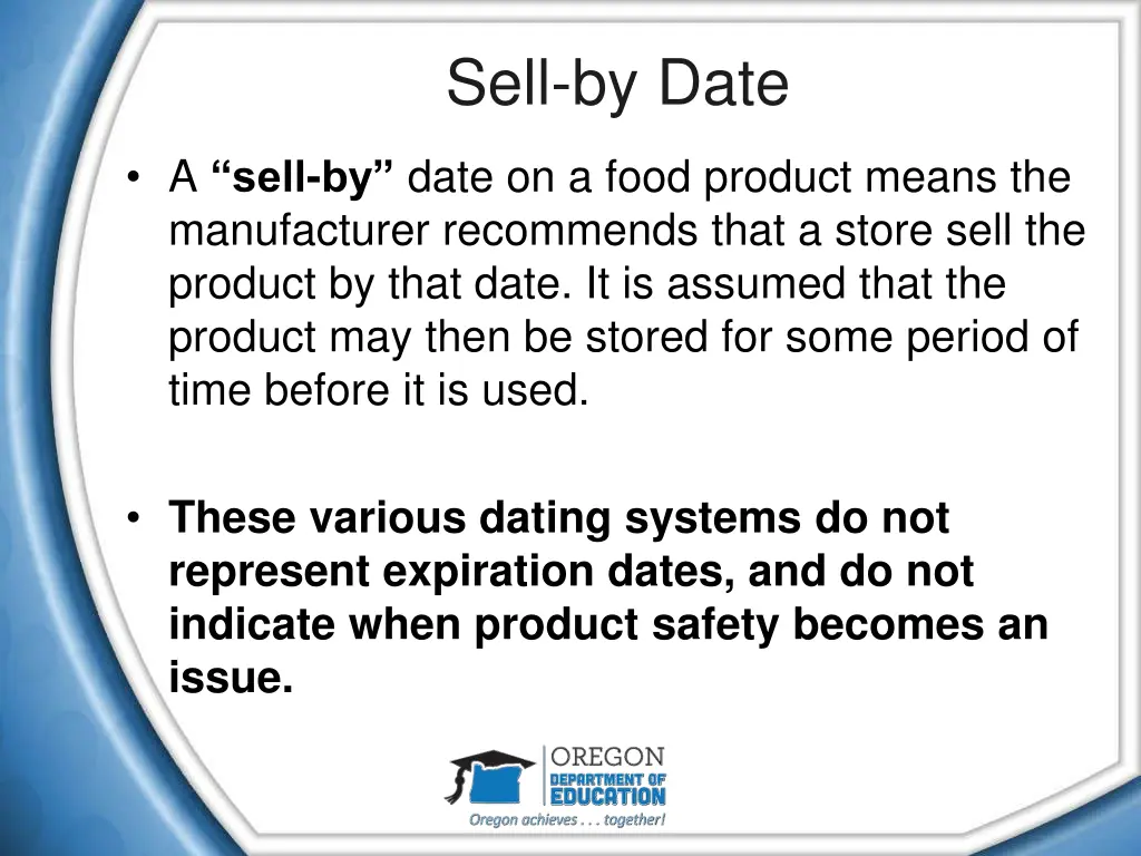 sell by date