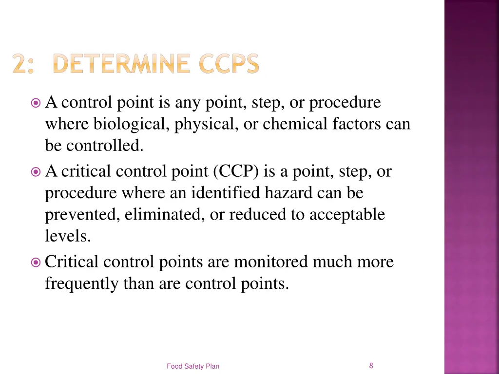 2 determine ccps