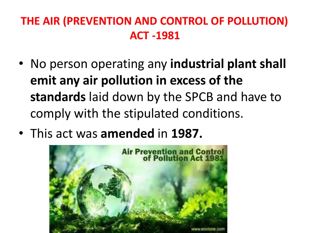 the air prevention and control of pollution 1