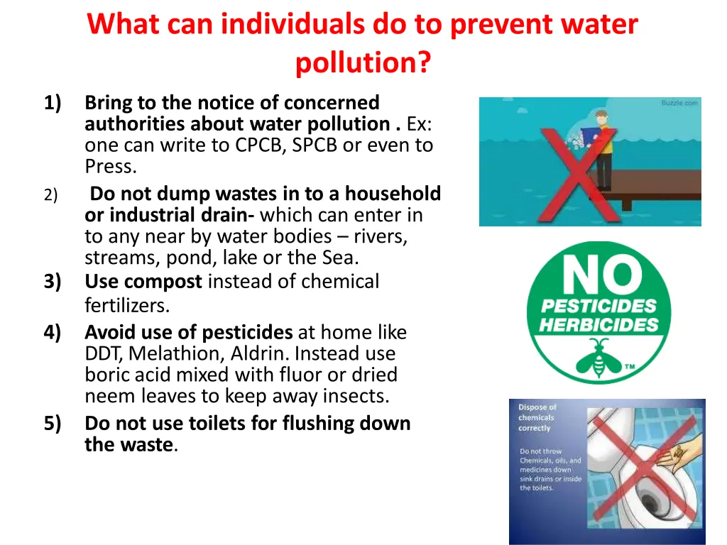 what can individuals do to prevent water pollution