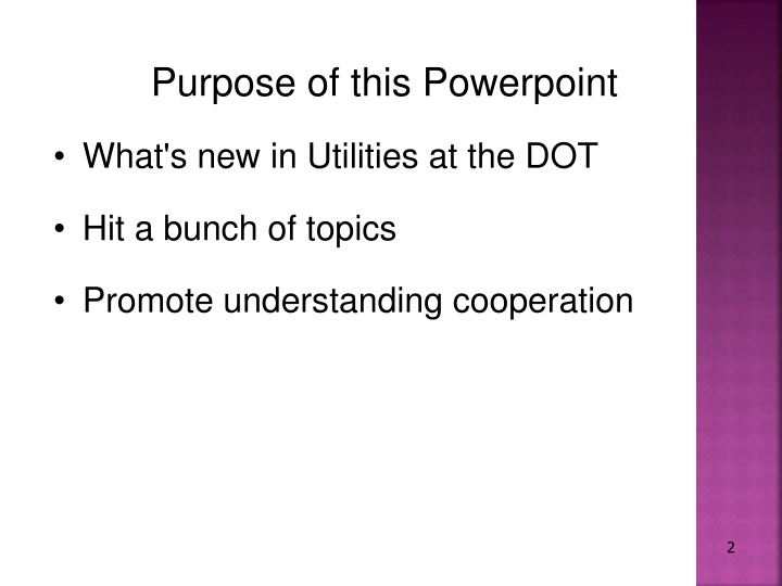 purpose of this powerpoint