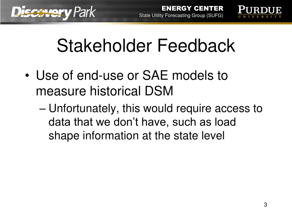 energy center state utility forecasting group sufg 2