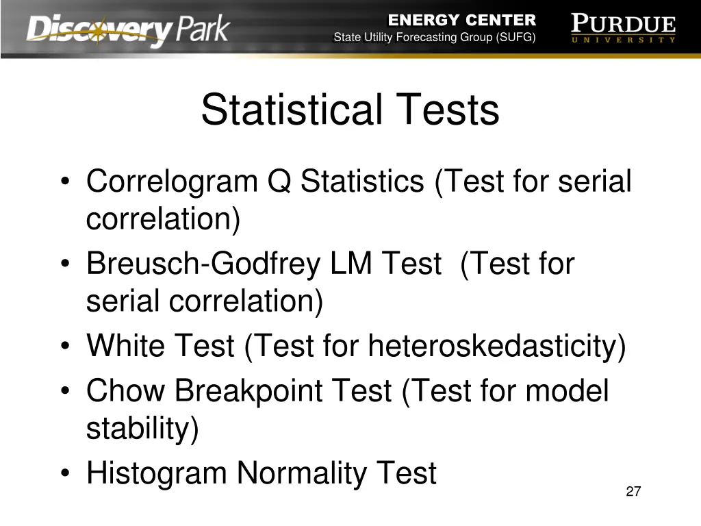 energy center state utility forecasting group sufg 26