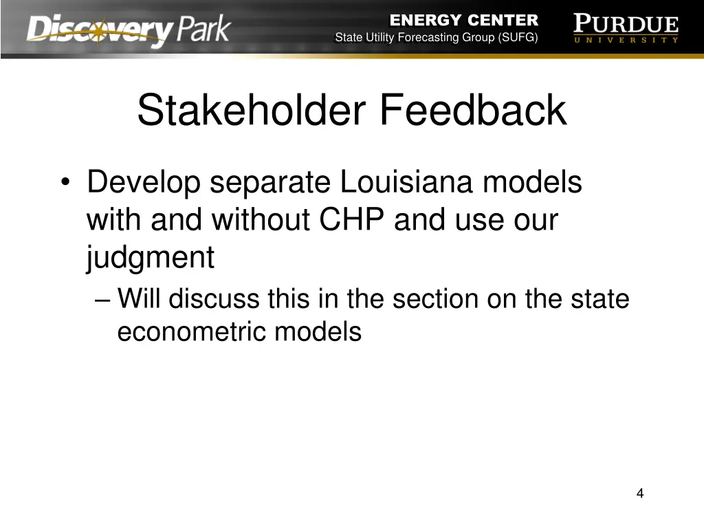 energy center state utility forecasting group sufg 3