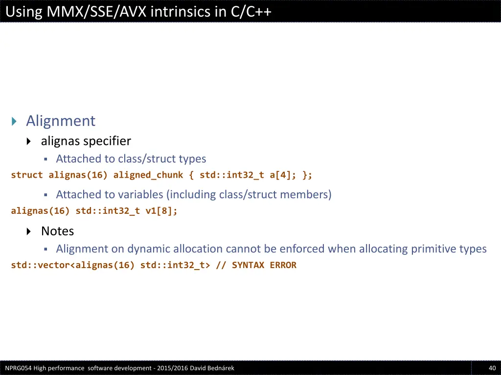 using mmx sse avx intrinsics in c c 4